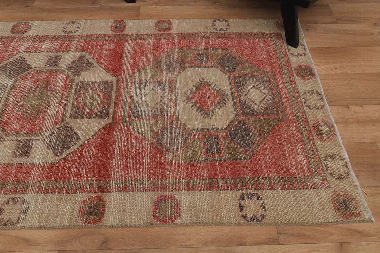Pink Faded Runner Rug