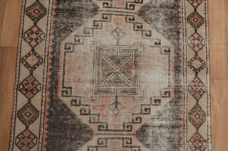 WIde Orange Anatolian Runner Rug - Thumbnail