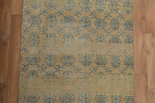 Faded Floral Runner Rug - Thumbnail