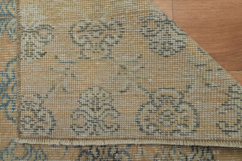 Faded Floral Runner Rug