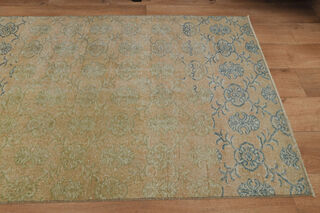 Faded Floral Runner Rug - Thumbnail