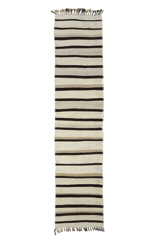 Striped Flatweave Turkish Runner 