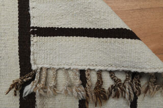 Striped Flatweave Turkish Runner - Thumbnail