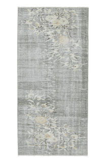 Floral Vintage Runner Rug - Thumbnail