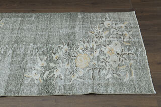 Floral Vintage Runner Rug - Thumbnail