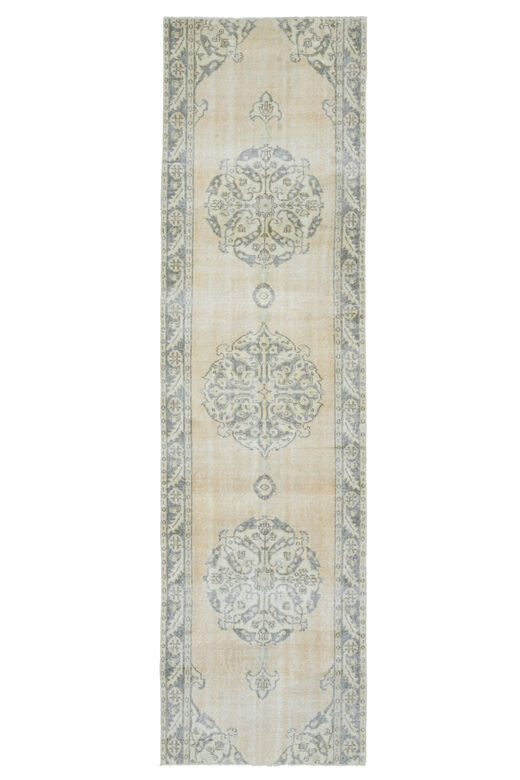  Faded Turkish Runner Rug