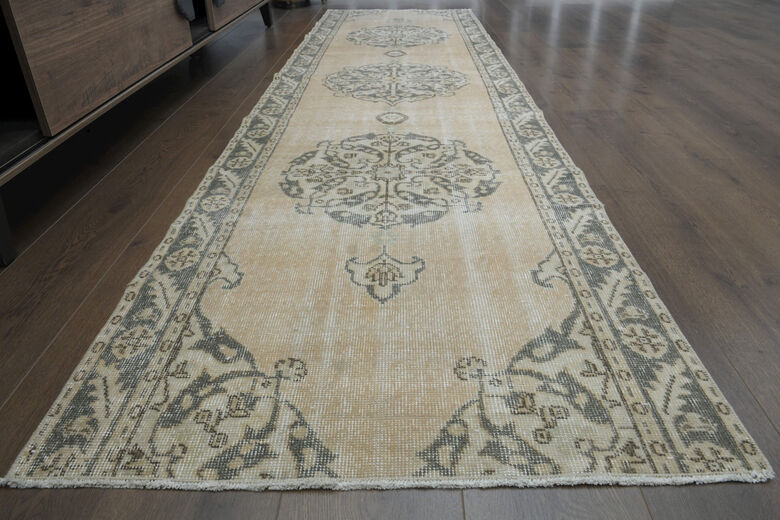  Faded Turkish Runner Rug