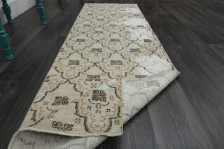  Floral Turkish Runner Rug - Thumbnail