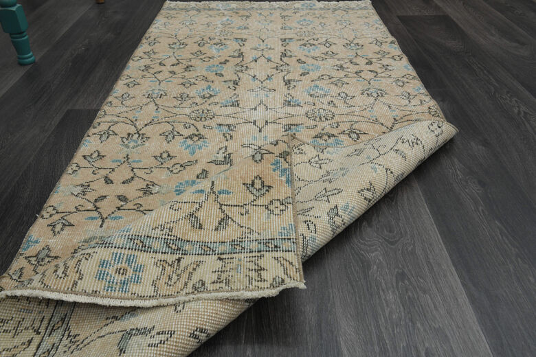 Turkish Oushak Runner Rug