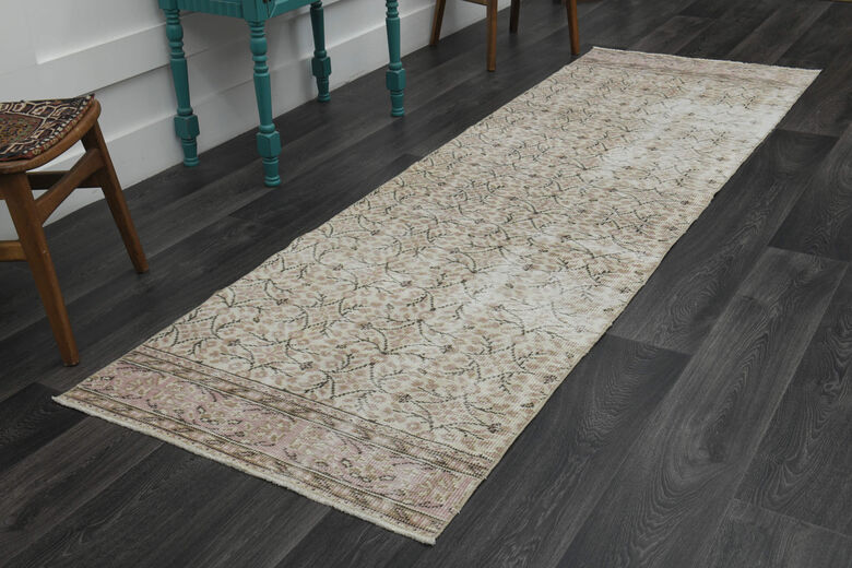  Vintage Turkish Runner Rug