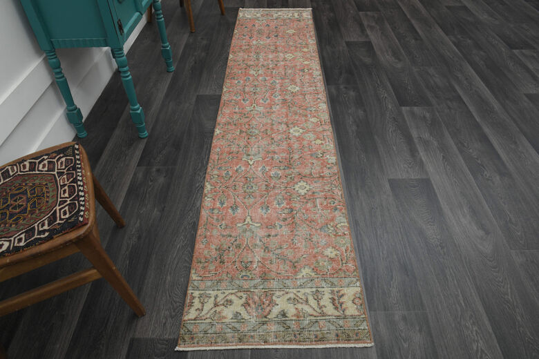  Oushak Turkish Runner Rug