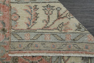  Oushak Turkish Runner Rug - Thumbnail