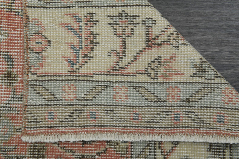  Oushak Turkish Runner Rug