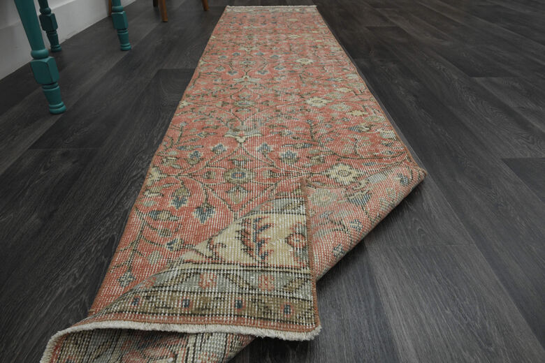  Oushak Turkish Runner Rug