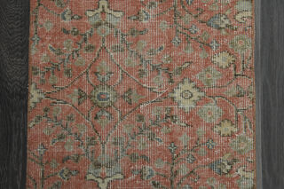  Oushak Turkish Runner Rug - Thumbnail