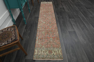 Vintage Turkish Runner Rug - Thumbnail