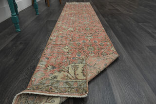 Vintage Turkish Runner Rug - Thumbnail