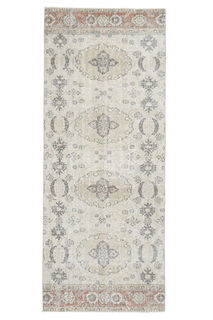 3x9 Antique Turkish Runner Rug - Thumbnail