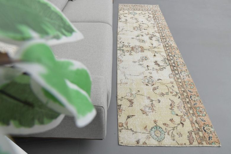 Floral Turkish Runner Rug