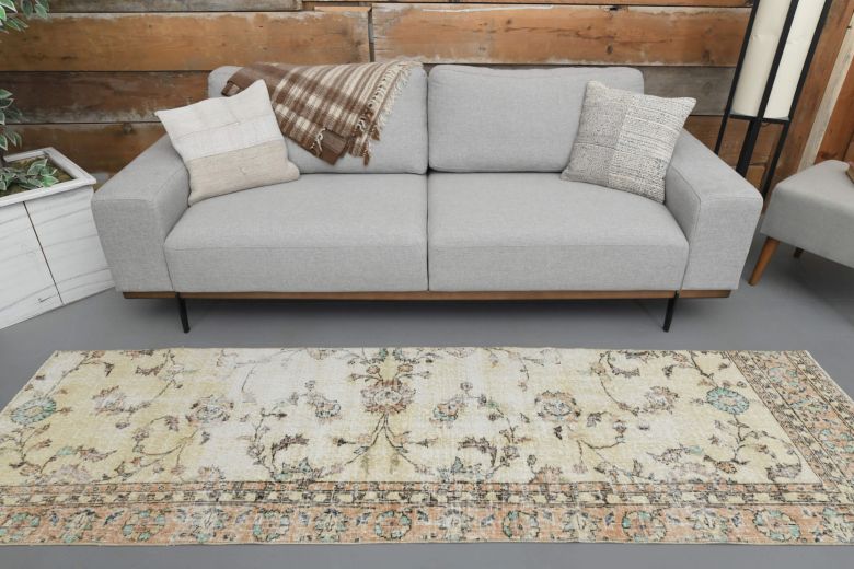 Floral Turkish Runner Rug