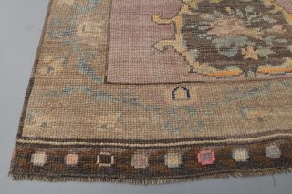Ikat Turkish Wide Anatolian Runner Rug - Thumbnail