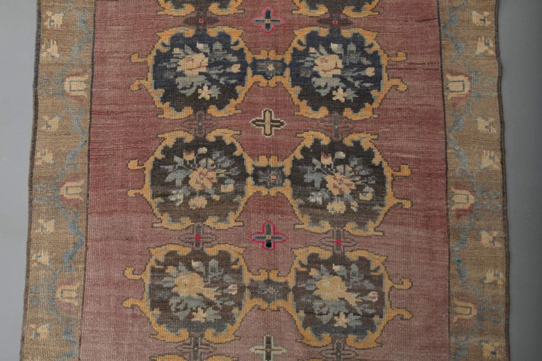 Ikat Turkish Wide Anatolian Runner Rug