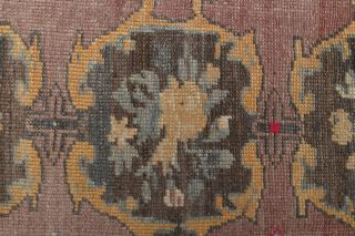Ikat Turkish Wide Anatolian Runner Rug - Thumbnail