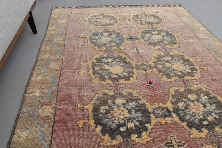 Ikat Turkish Wide Anatolian Runner Rug