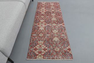 Floral Turkish Runner Rug - Thumbnail