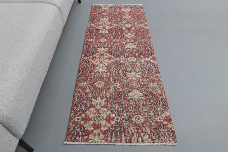 Floral Turkish Runner Rug