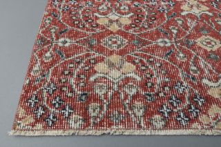 Floral Turkish Runner Rug - Thumbnail