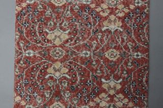 Floral Turkish Runner Rug - Thumbnail