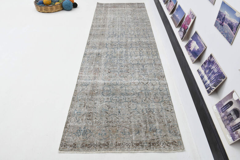 Antique Turkish Anatolian Runner Rug