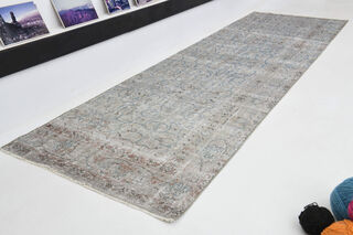 Antique Turkish Runner Rug - Thumbnail