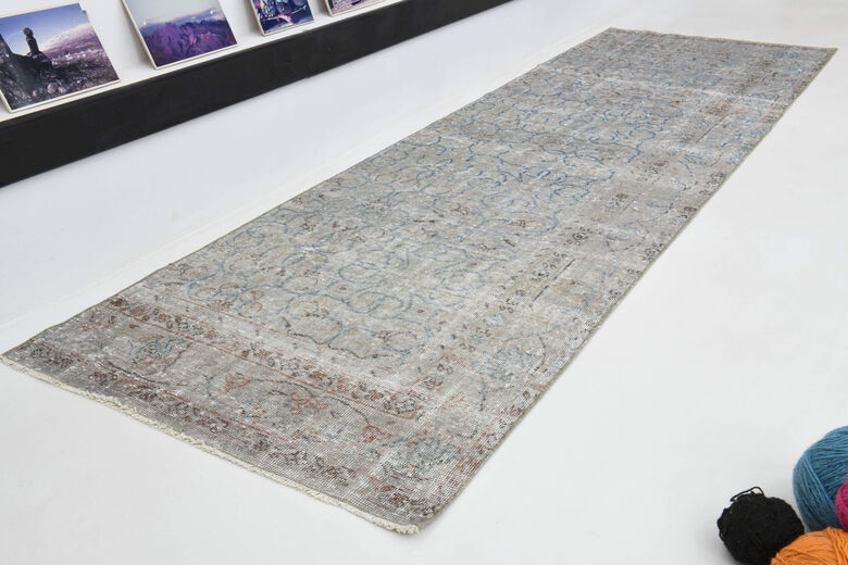 Antique Turkish Anatolian Runner Rug