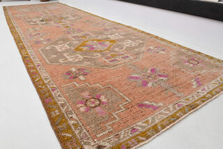 Vintage Turkish Runner Rug - Thumbnail