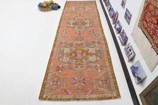 Vintage Turkish Runner Rug - Thumbnail