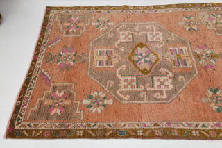 Vintage Turkish Runner Rug - Thumbnail