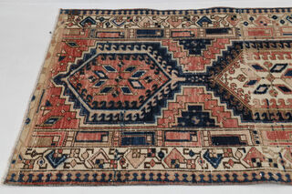 Pastel Red- Turkish Runner Rug - Thumbnail