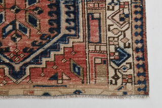 Pastel Red- Turkish Runner Rug - Thumbnail