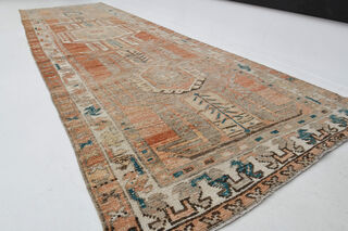 Antique Turkish Runner Rug - Thumbnail