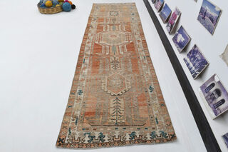 Antique Turkish Runner Rug - Thumbnail