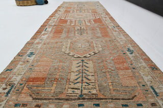 Antique Turkish Runner Rug - Thumbnail