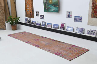 Pale Orange - Human Figures Runner Rug - Thumbnail