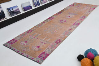 Pale Orange - Human Figures Runner Rug - Thumbnail