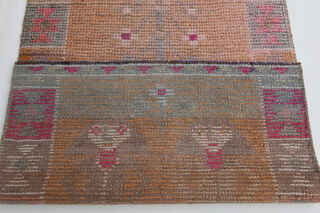 Pale Orange - Human Figures Runner Rug - Thumbnail