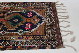 TASSELED TRADITIONAL Turkish Runner Rug - Thumbnail