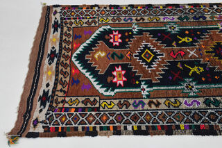 TASSELED TRADITIONAL Turkish Runner Rug - Thumbnail