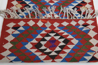 Flatweave Tasseled - Turkish Runner Rug - Thumbnail