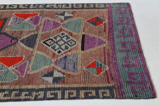 Hand-Knotted Vintage Runner Rug - Thumbnail